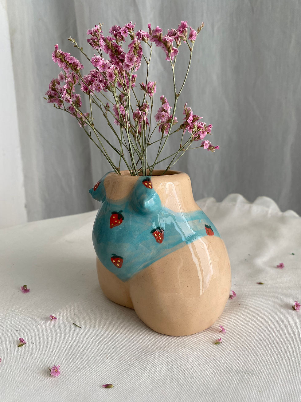 Miniatura: Sgabrina maternità fragole-azzurro-