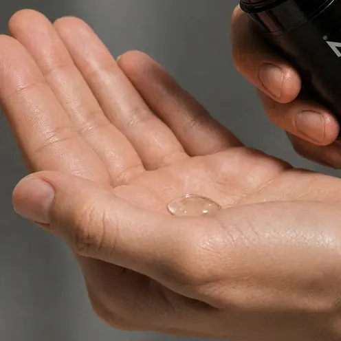 Applying AFTERZ Skin Reset Gel