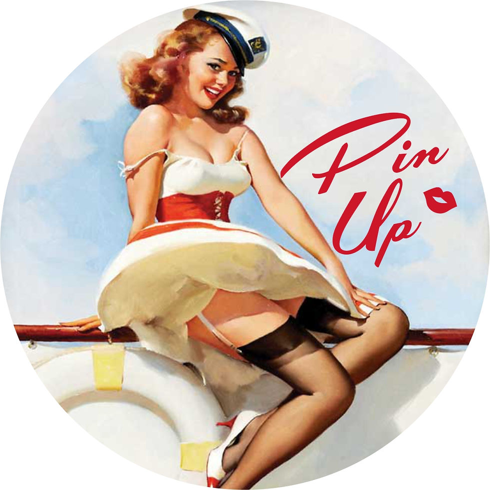 Pinup girls sticker 