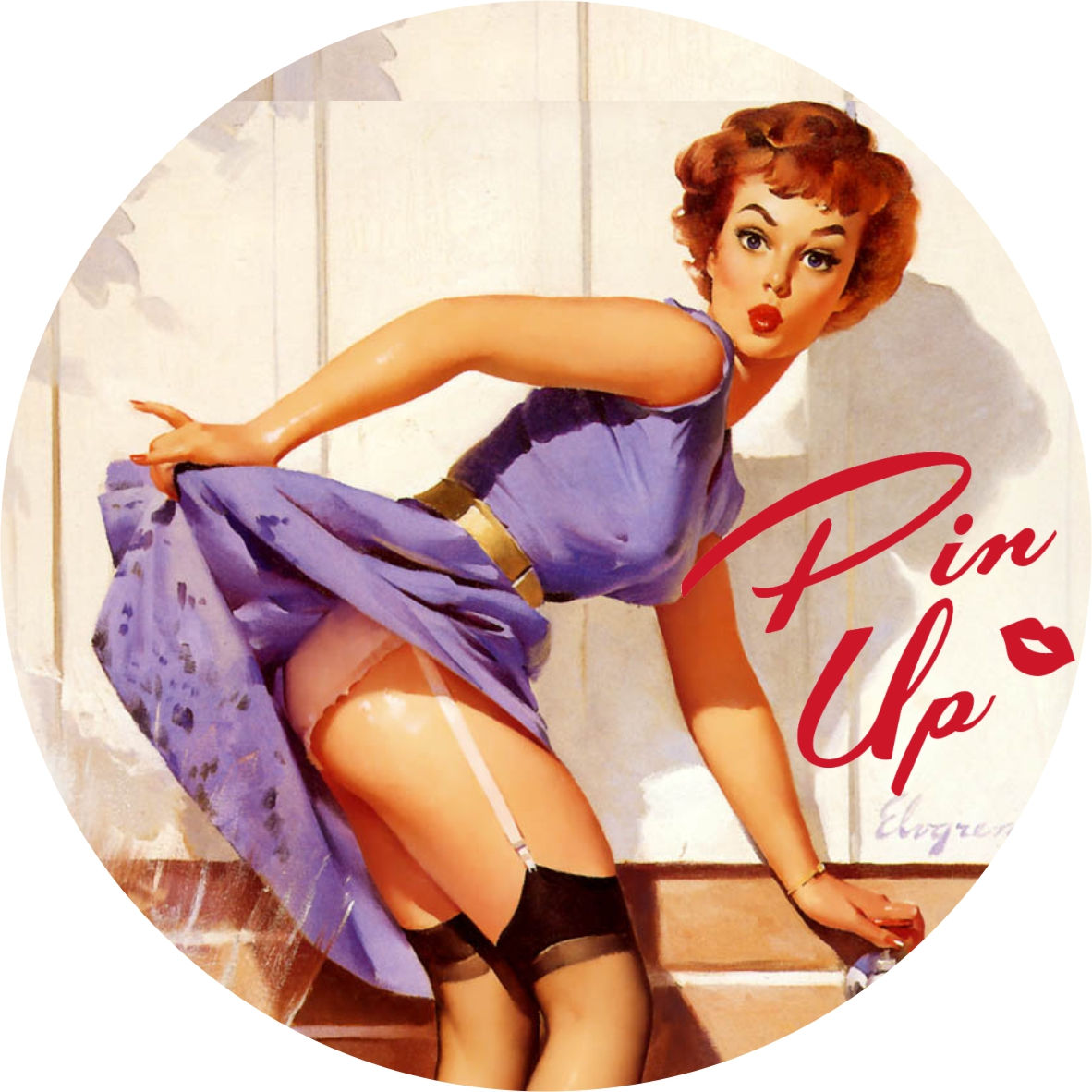 Pinup girls sticker 