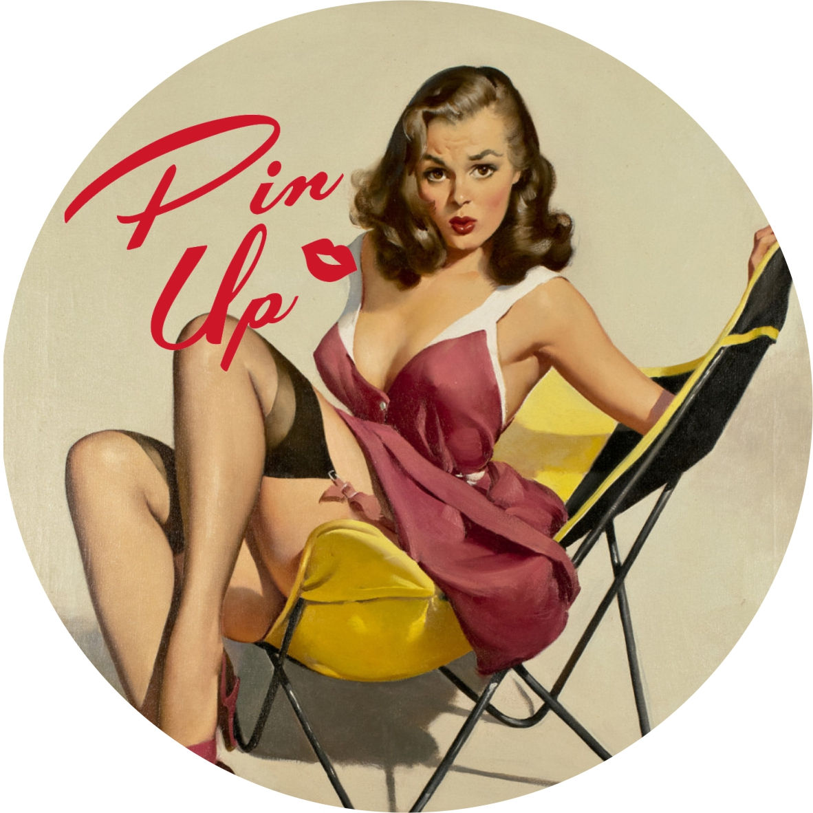 Pinup girls sticker 