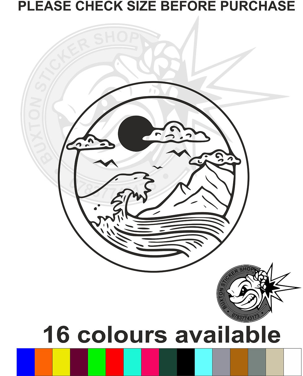 van life camping adventure caravan rv sticker