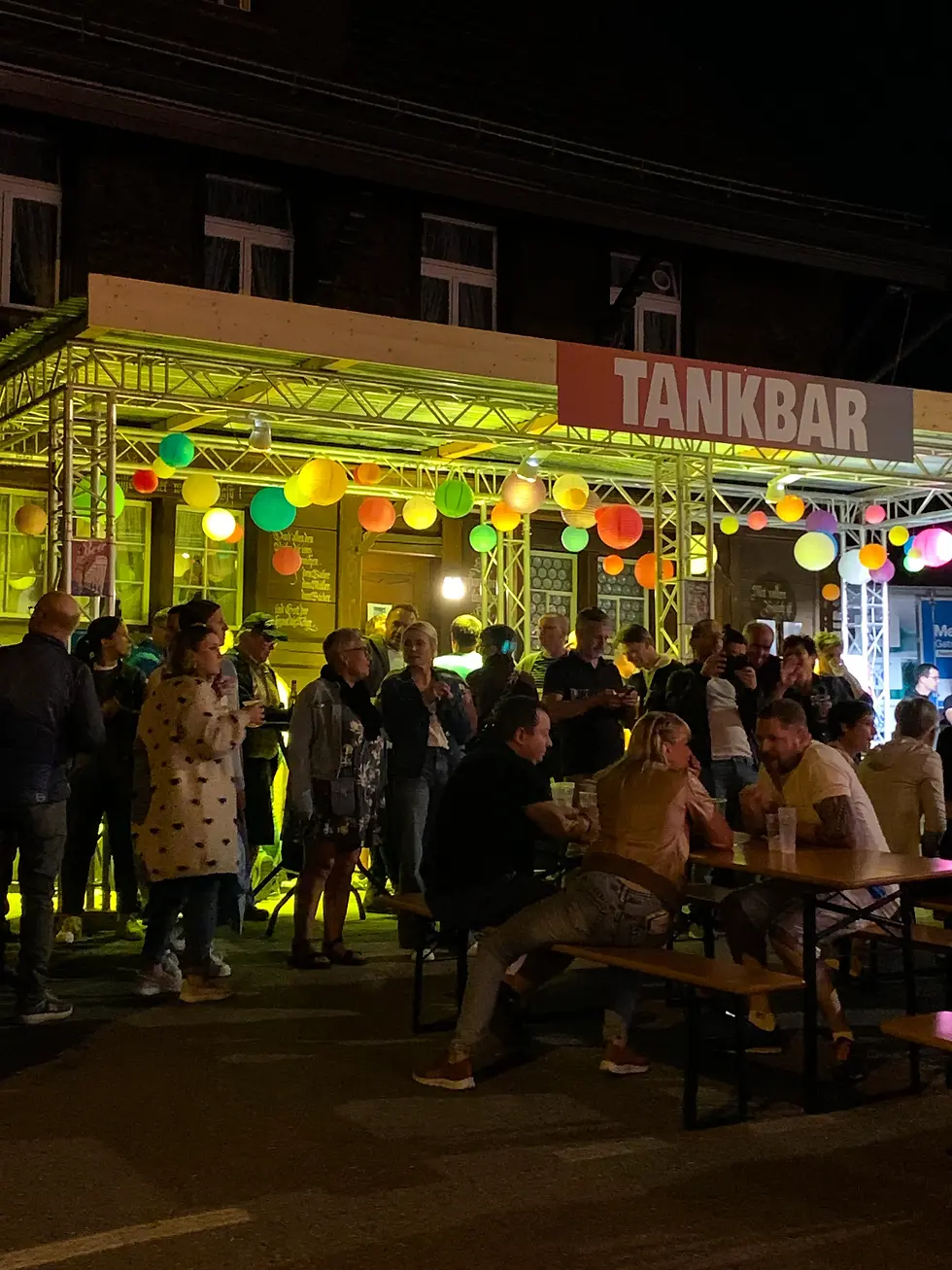 Tankbar des Sommerfestes