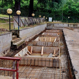 Fondamenta tettoia pubblica assistenza sasso marconi