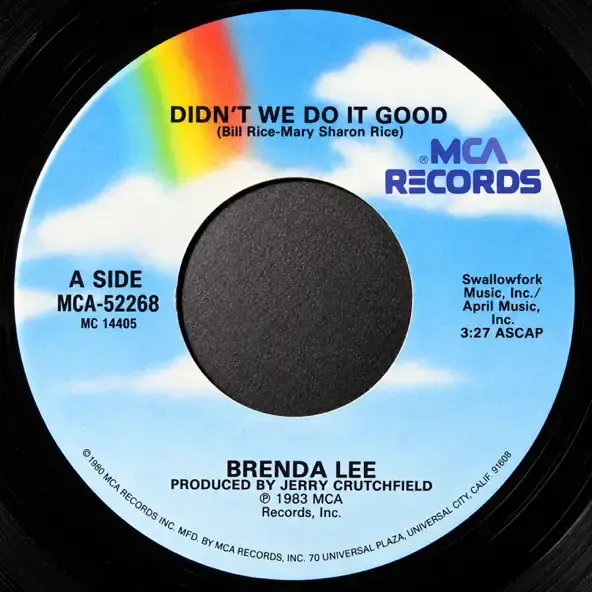 BRENDA LEE | DIDN'T WE DO IT GOOD - SINGLE