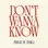 PRESTON PABLO | DON'T WANNA KNOW - SINGLE