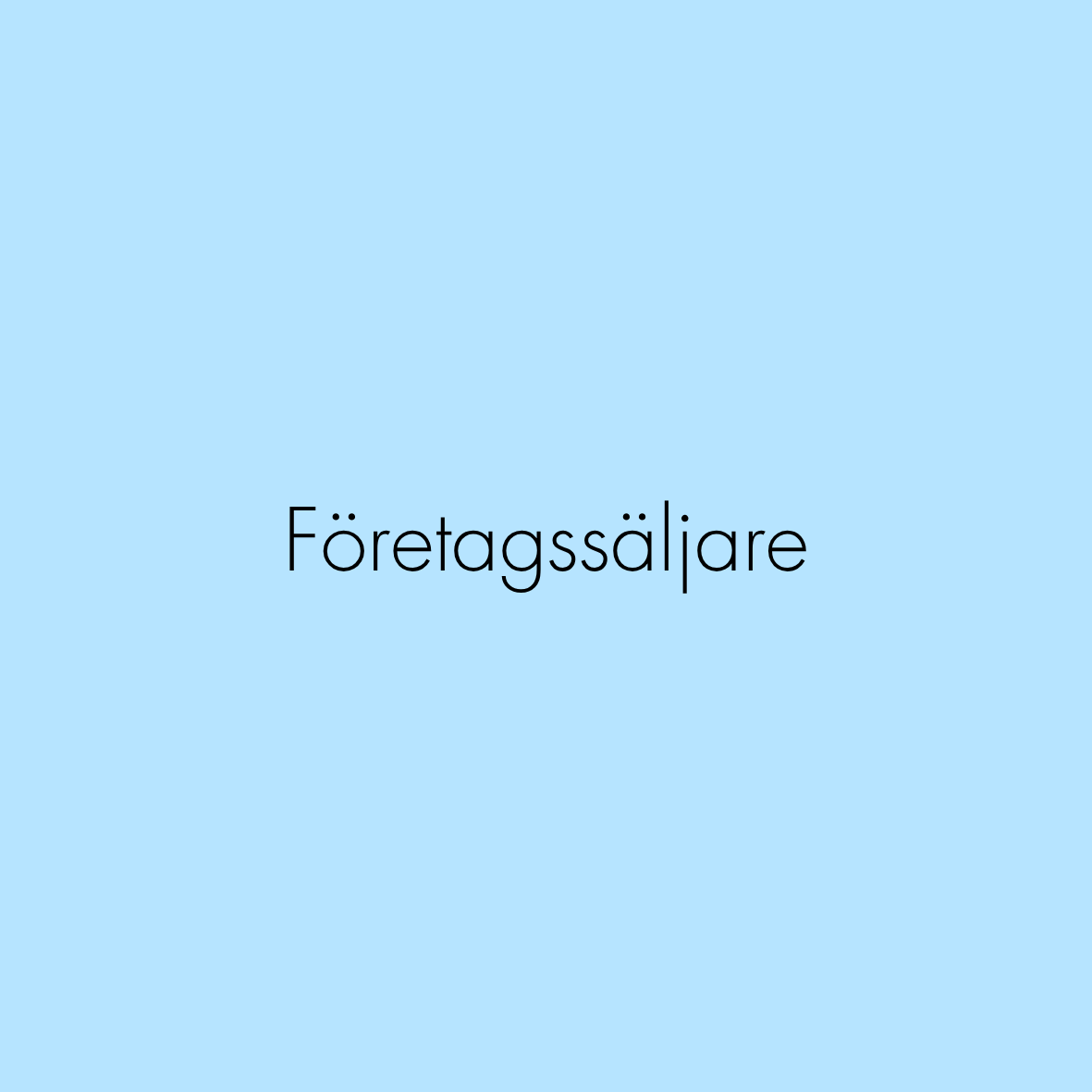 Företagssäljare