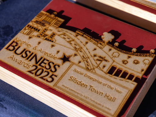 The Friends of Silsden Town Hall Win 'Social Enterprise of the Year' 2025