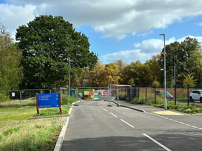 SAH Fig. 7.9 Looking towards new site at nurses home from Hardy Field Lane 20.9.2026 (c) H
