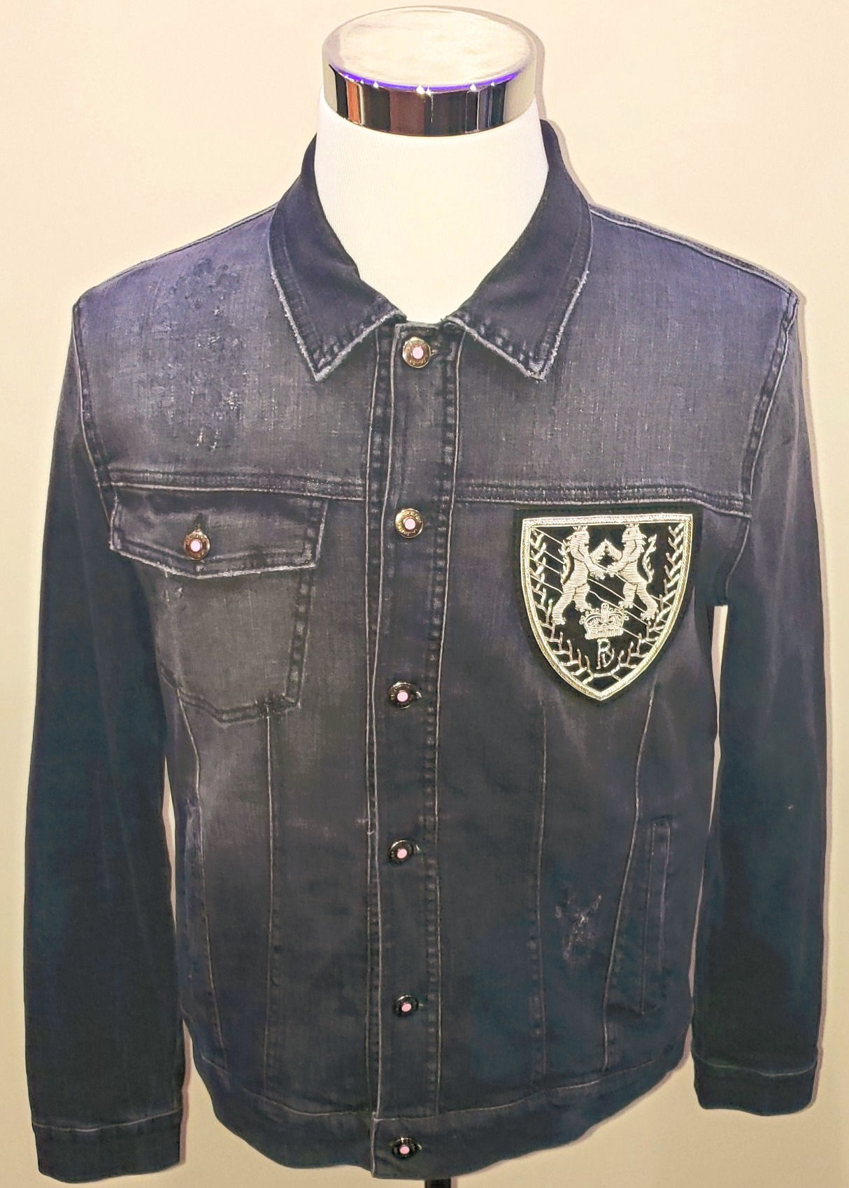 R.V. JACKET - JEAN LOGO