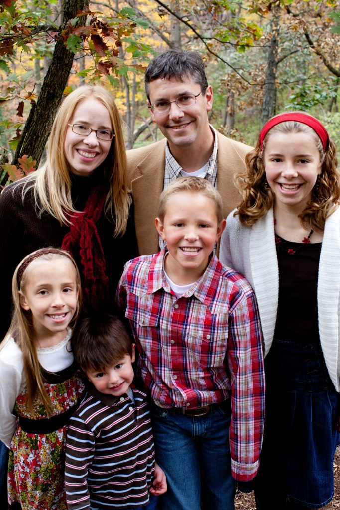 Leslie Huber and Her Family