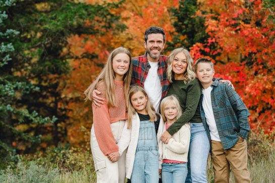 Aubrey Chaves with Her Family