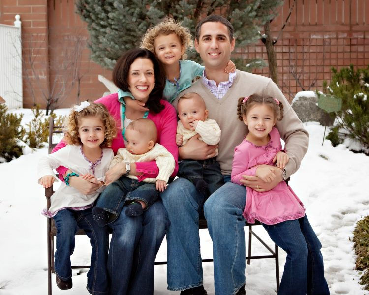Catherine Arveseth and Her Family 