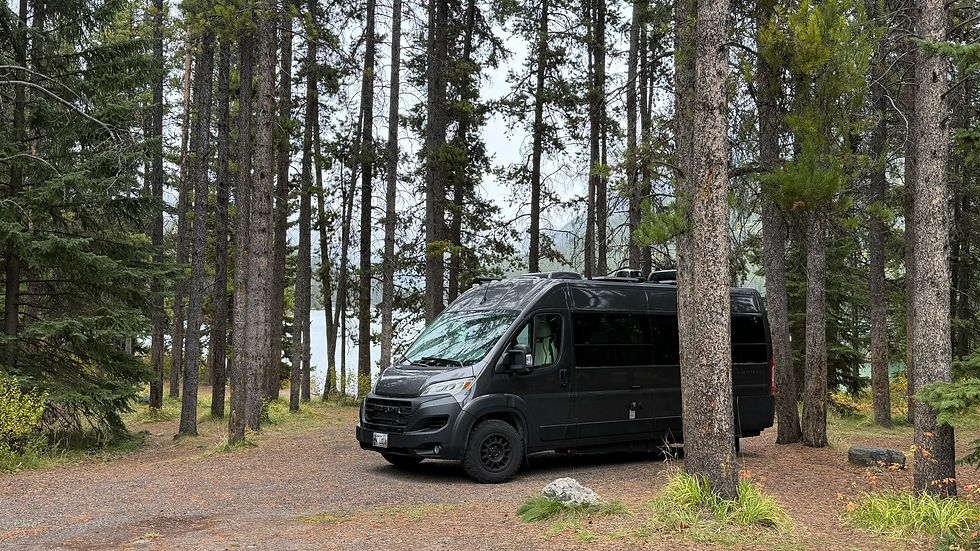 Campsite at Two Jack Lakeside Campground