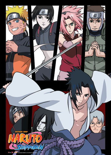 Naruto Panels Ss Wall Scroll