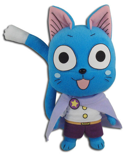 Fairy Tail - Happy In Cape Plush