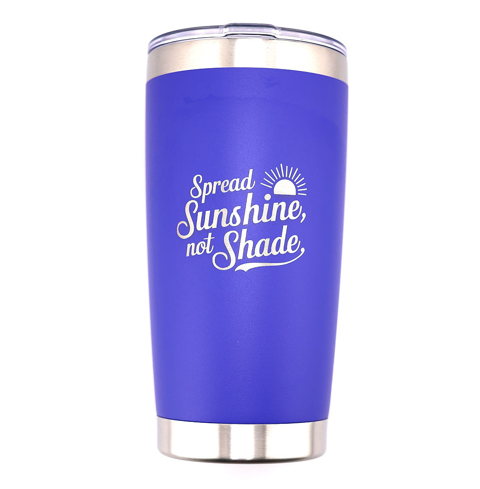 Thumbnail: Tumbler - Spread Sunshine Not Shade - Violet