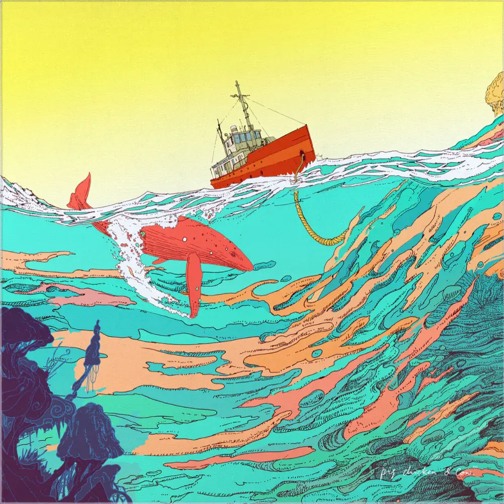 Under the Sea Pocket Square