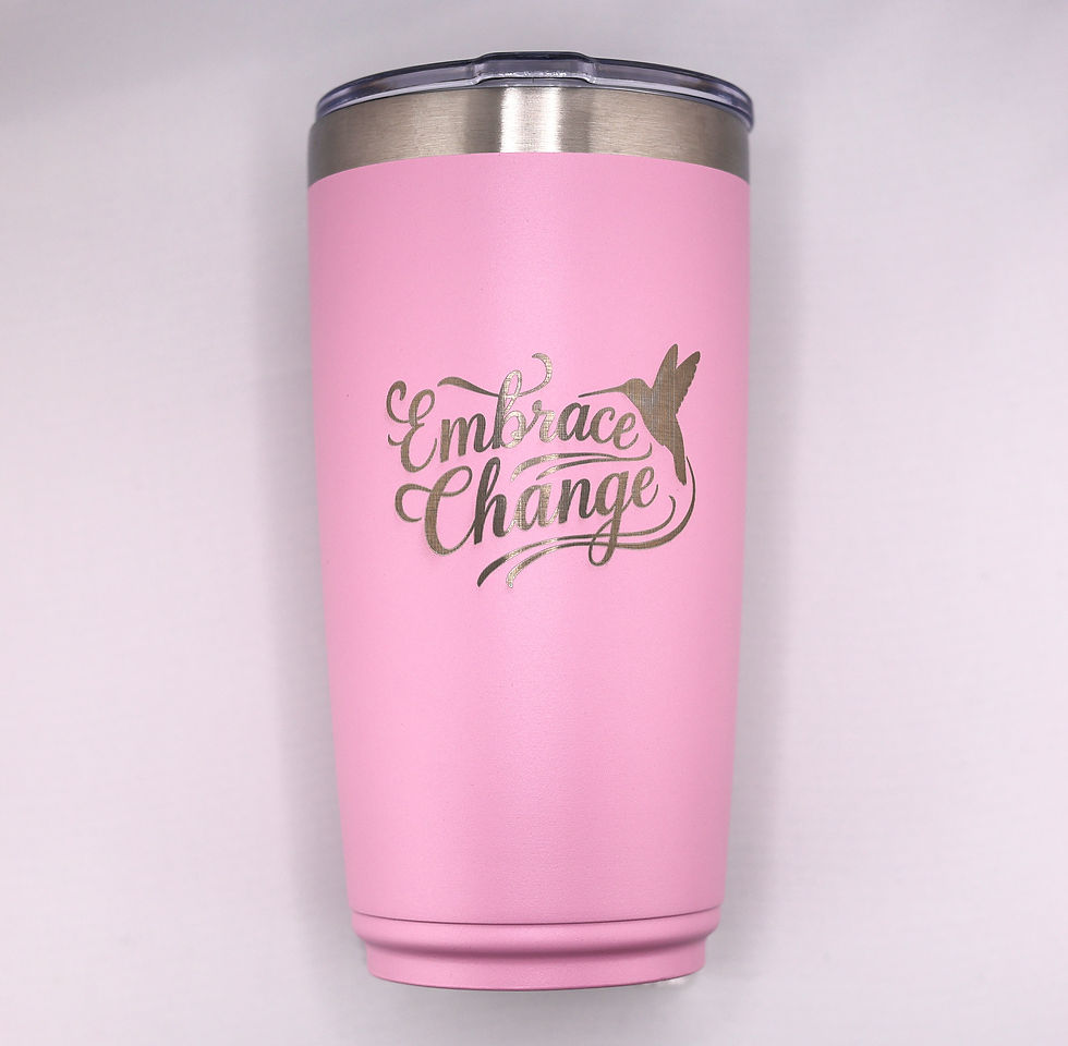 Thumbnail: Tumbler - Embrace Change - Pink