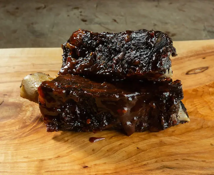 Whiskey Glazed Beef Ribs