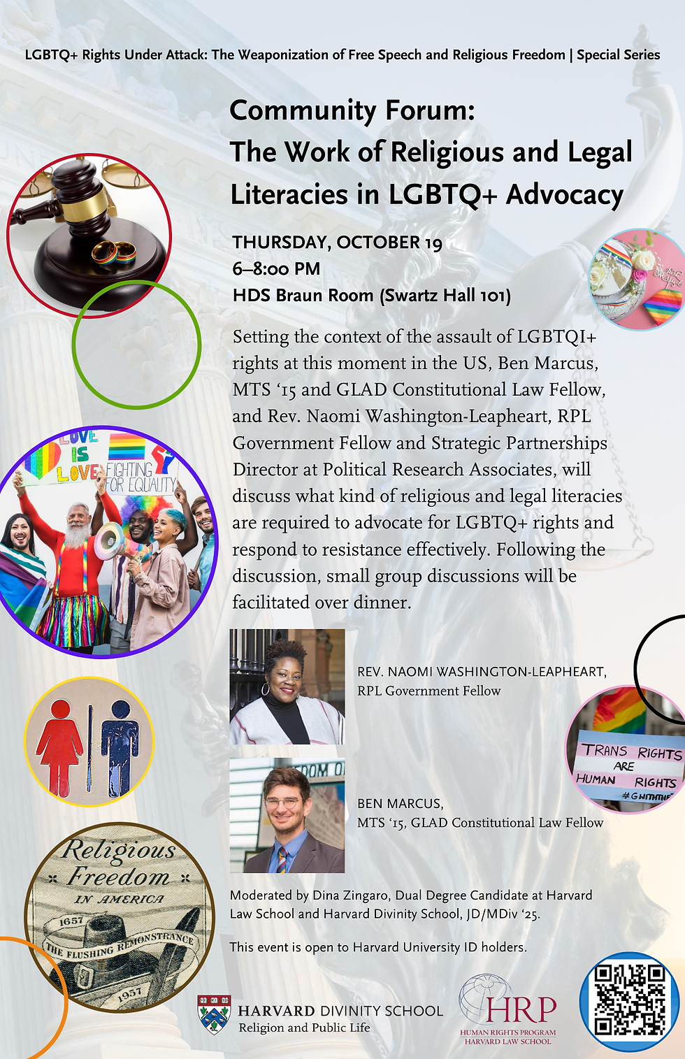 LGBTQ+ Rights Under Attack: Community Forum-The Work of Religious and Legal Literacies in LGBTQ+ Adv