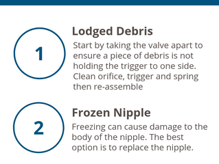 Leaking Trojan Nipple - Troubleshooting
