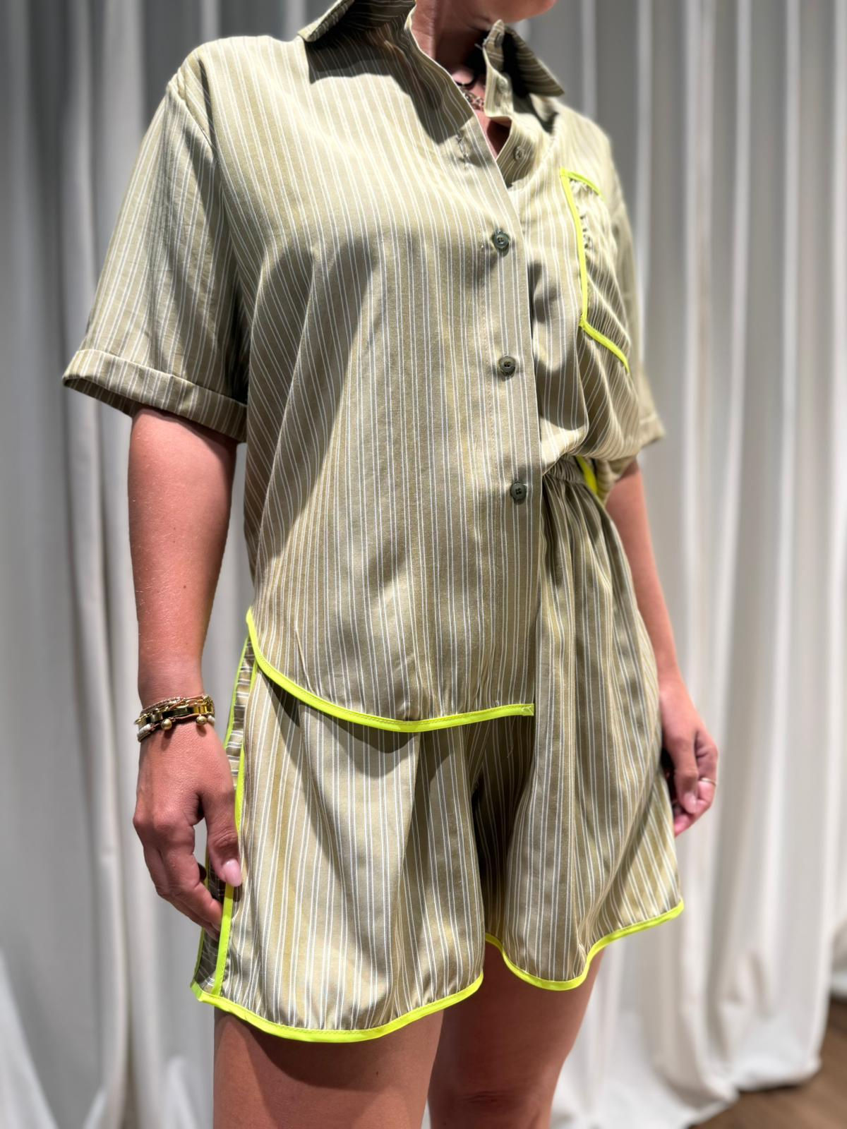 CAMICIA LIME LINE