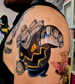 Dusknoir Tattoo done by the red parlour tattoo