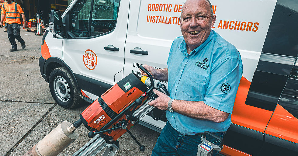Chris Eaton - heading up the Umberslade Diamond Drilling & Sawing team