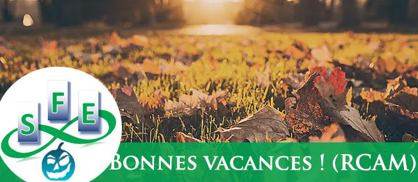 Préparez-vous pour de bonnes vacances d'Automne!