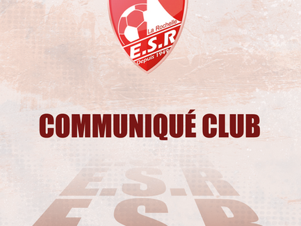 COMMUNIQUÉ DU CLUB