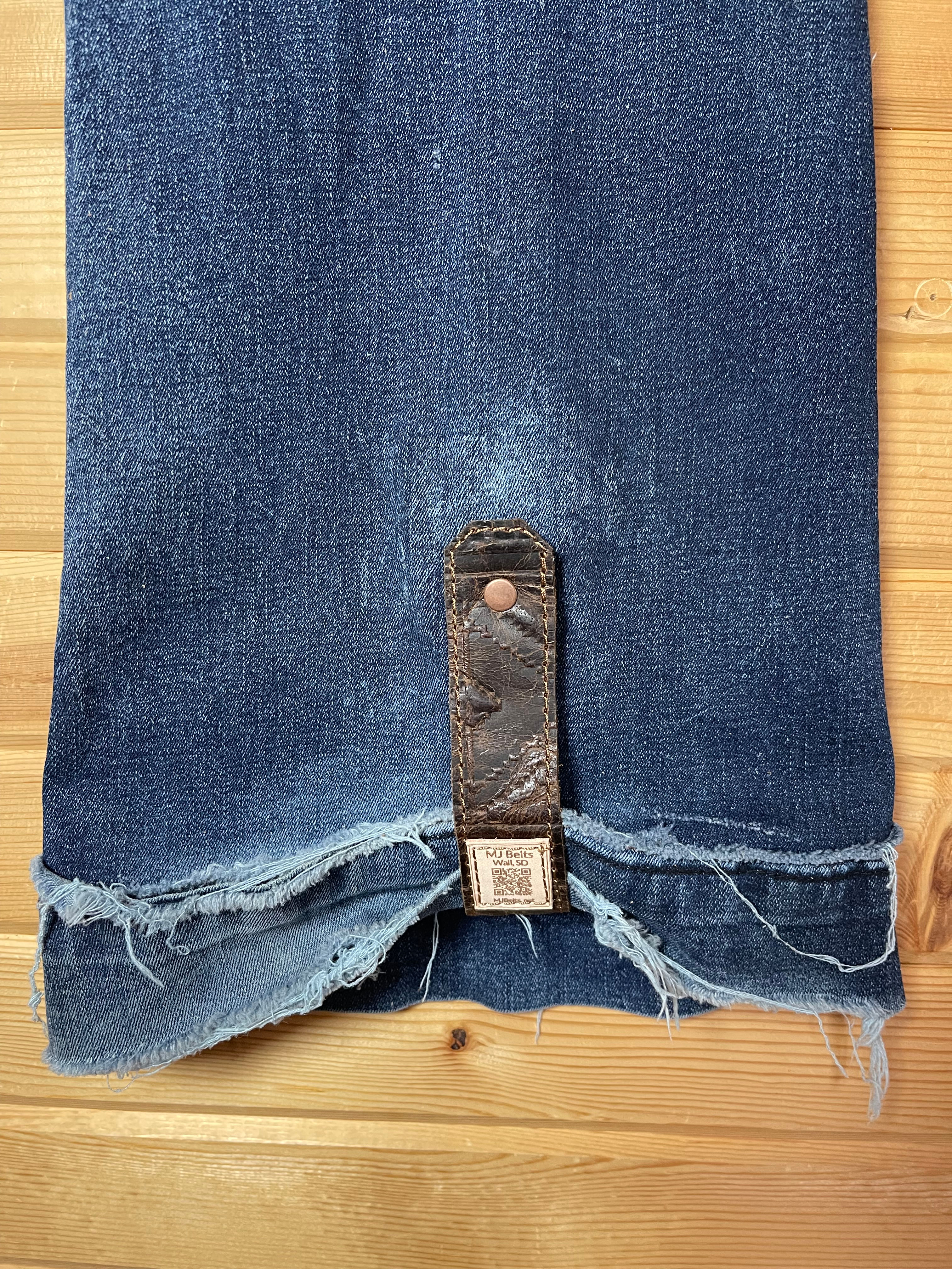 The Original Pant Savers® magnetic pant hem holders handmade by MJ Belts in South Dakota