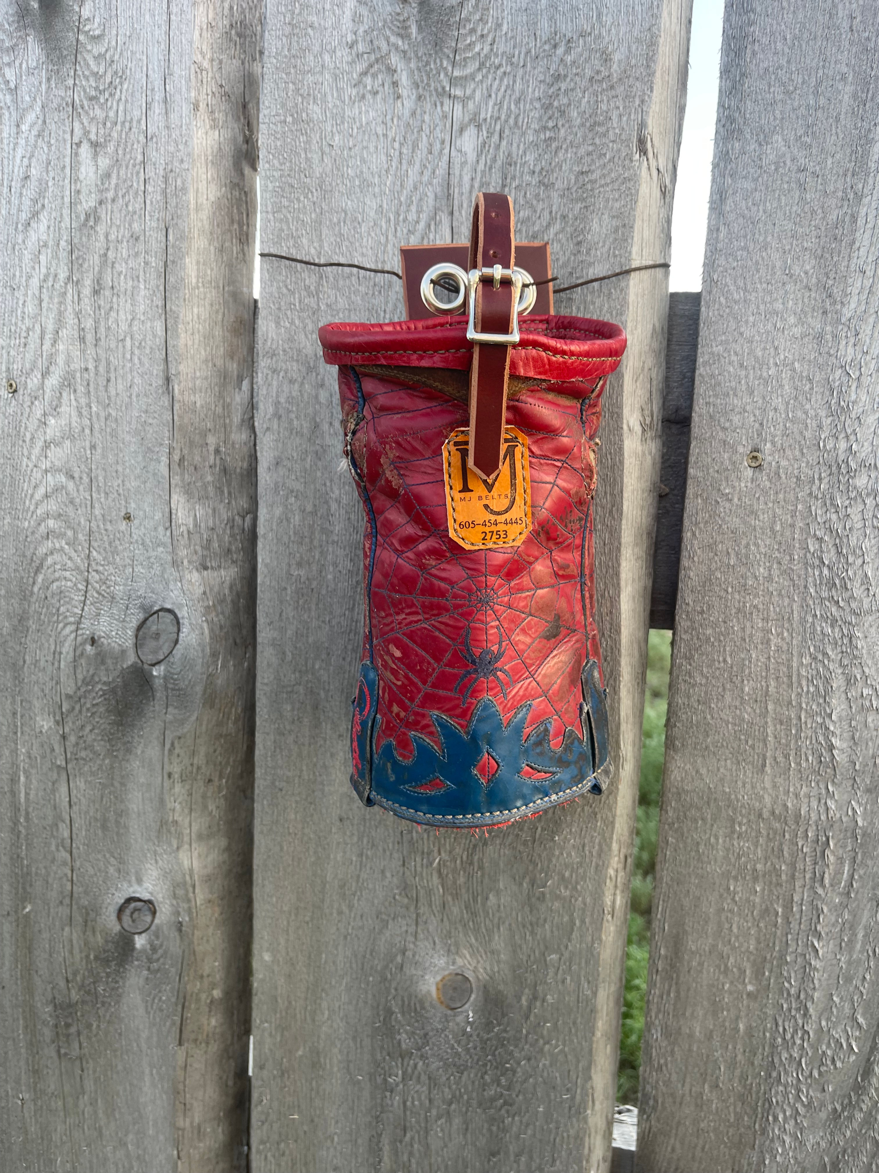 Handmade Western Saddle Bag from Boot Tops — No.2753