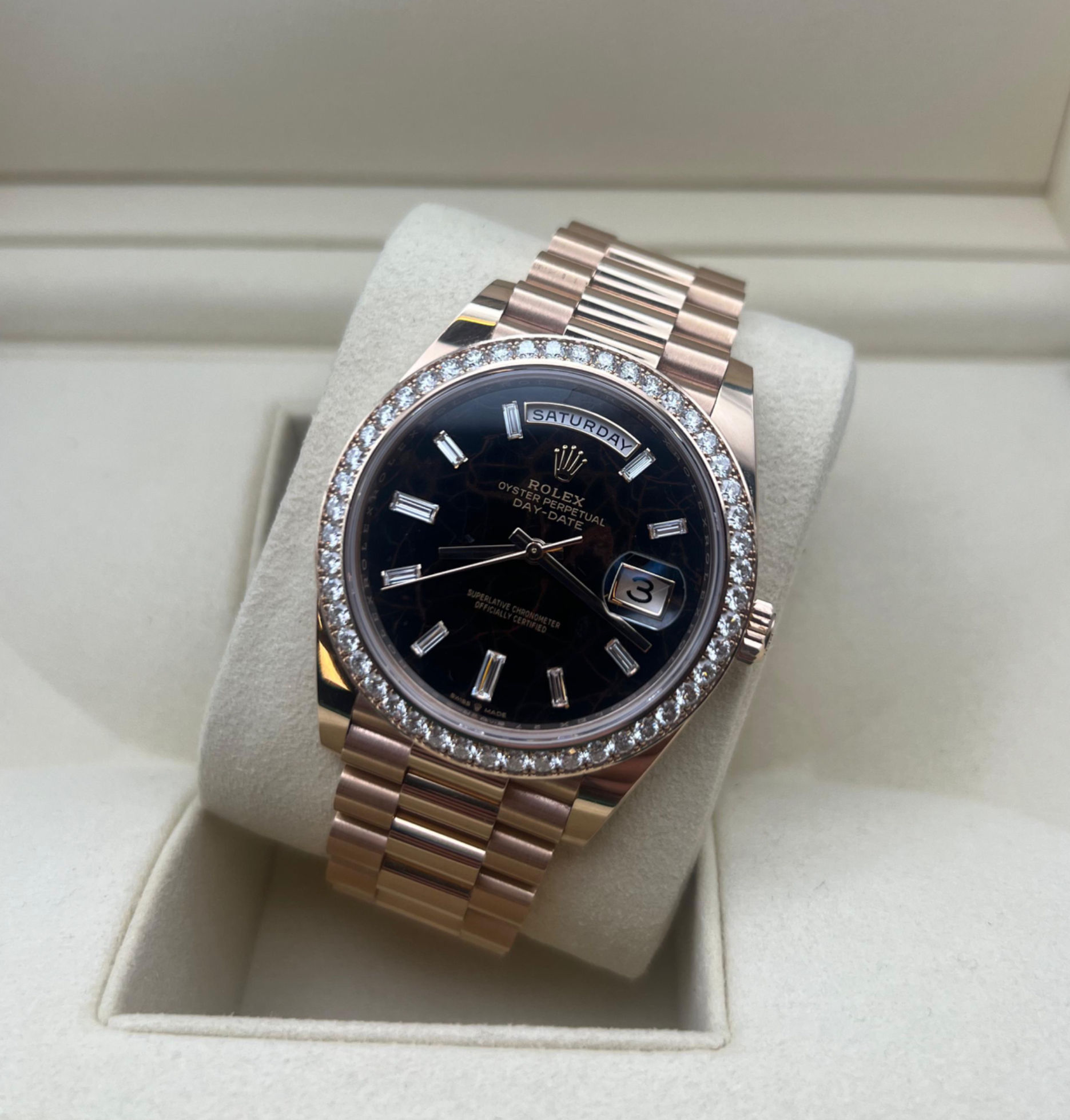 Rolex RBR Eisenkiesel Day-Date 2021