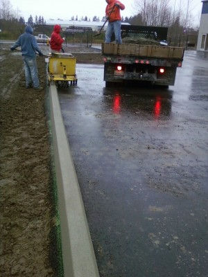 curbing- concrete