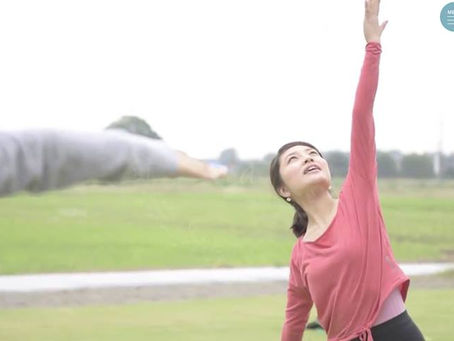 yogaのページを作っていただきました