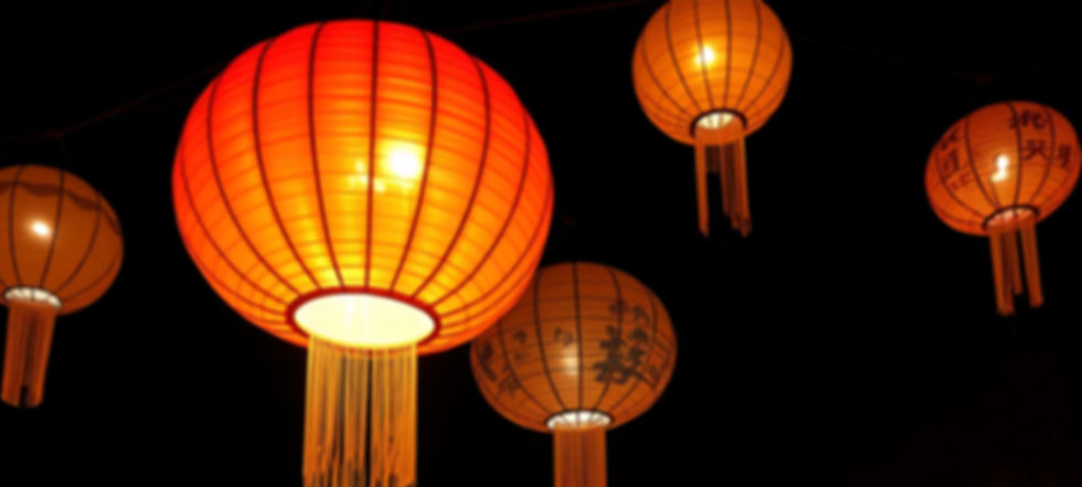 Use a lantern festival in china at night without any people.jpg