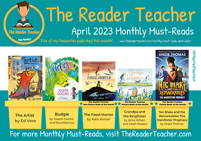 The Reader Teacher Monthly-Must Reads April 2023 Poster.png