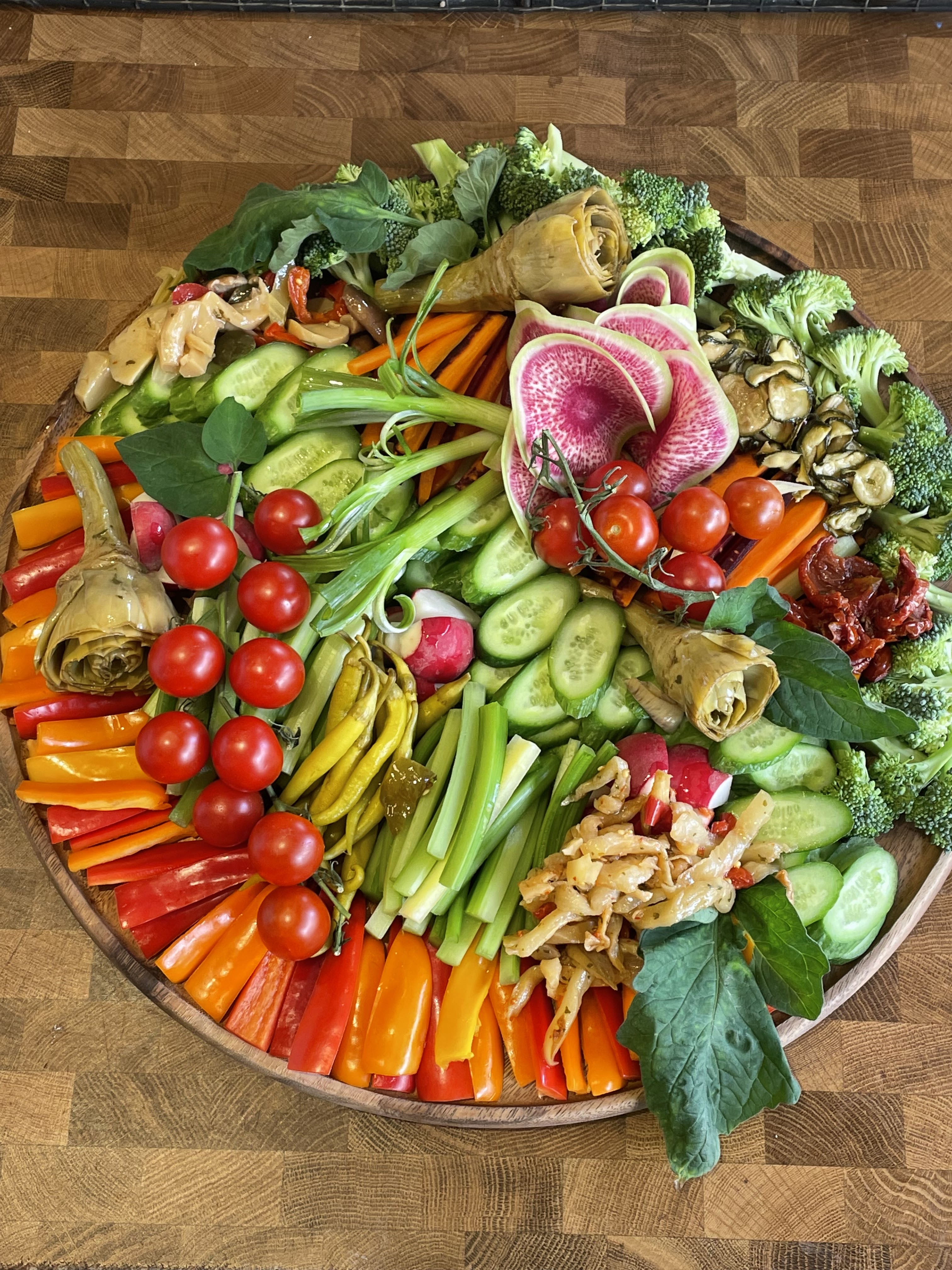 Arranged Food and Objects