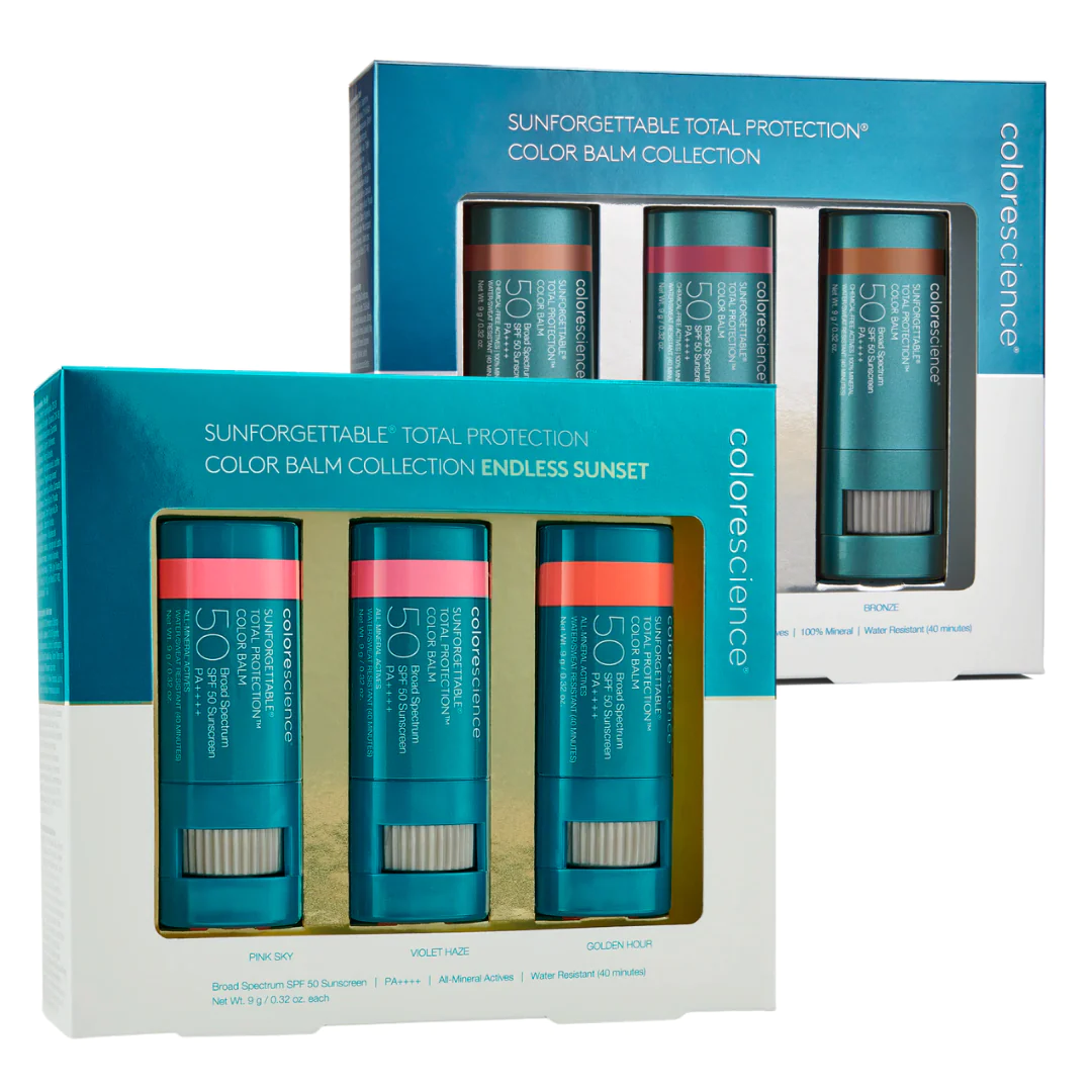 COLORESCIENCE SUNFORGETTABLE TOTAL PROTECTION™ COLOR BALM SPF 50 KIT ...