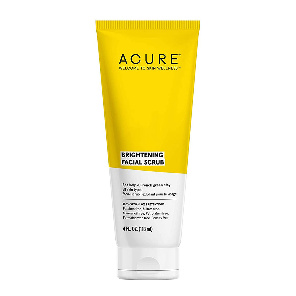 acure brightening facial scrub