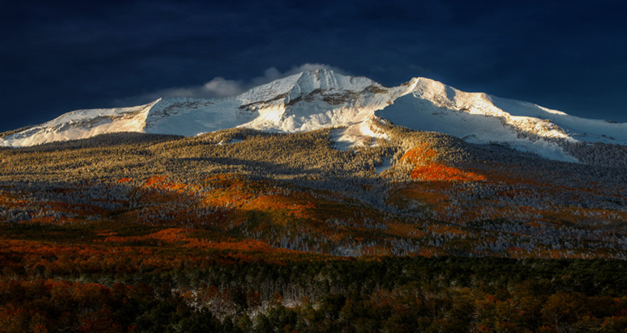 East Mt. Beckwith at sunrise on the West Elk Loop in central Colorado