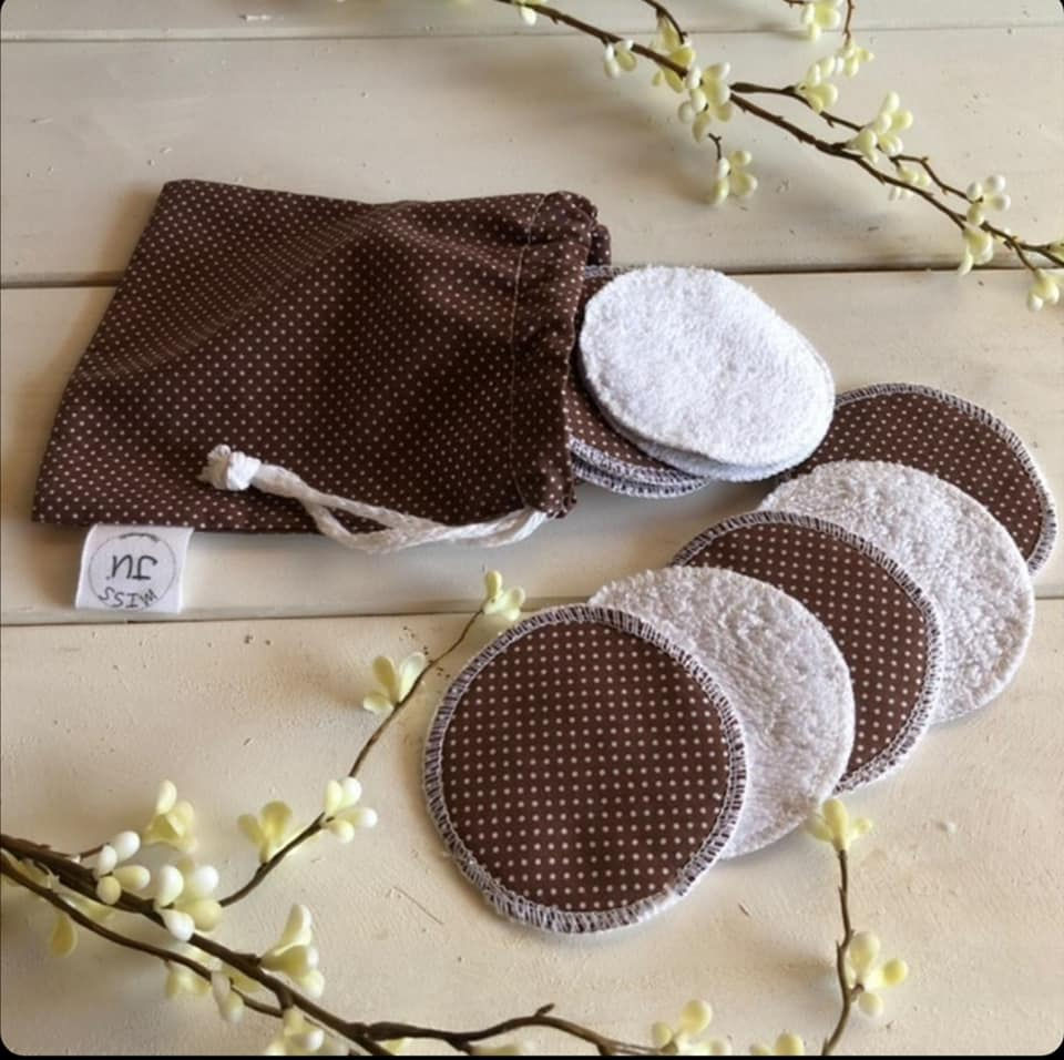 Miniatura: Saco com 12 discos de limpeza facial