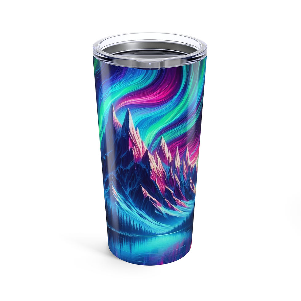 Stunning Northern Lights Tumbler 20oz