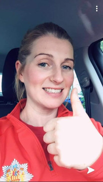 A person giving thumbs up