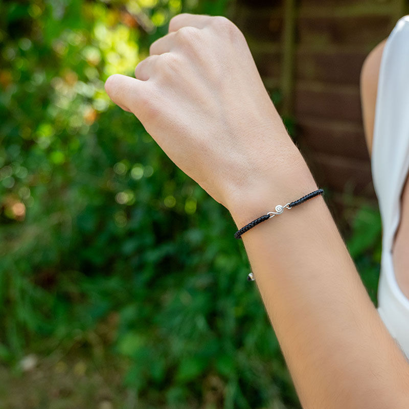 Thumbnail: women's treble clef bracelet rope