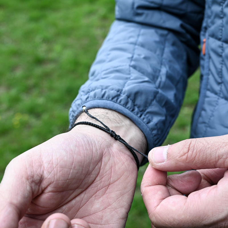Thumbnail: men showing the adjustable bracelet string