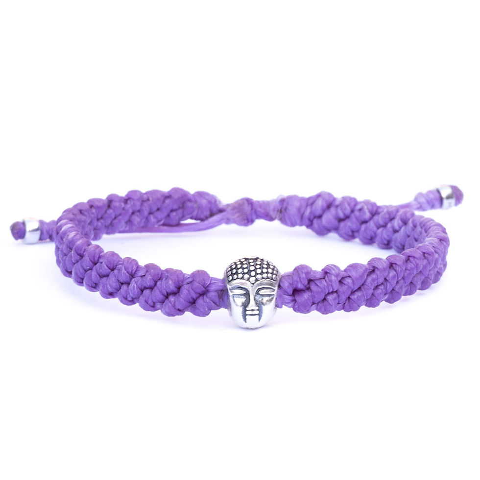 purple rope bracelet for men