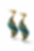 Pendientes Siroco Sea Foam Green y oro. Estilo casual chic en acero y Miyuki.
