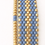 Miniatura: Pulsera de cuentas Miyuki modelo Zip en color azul serenidad y dorado, hecha a mano con técnica de tejido de precisión.